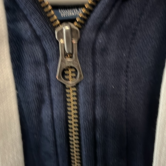 Polo by Ralph Lauren zip-up hoodie. Navy Blue. Size 3XLT - Picture 8 of 11